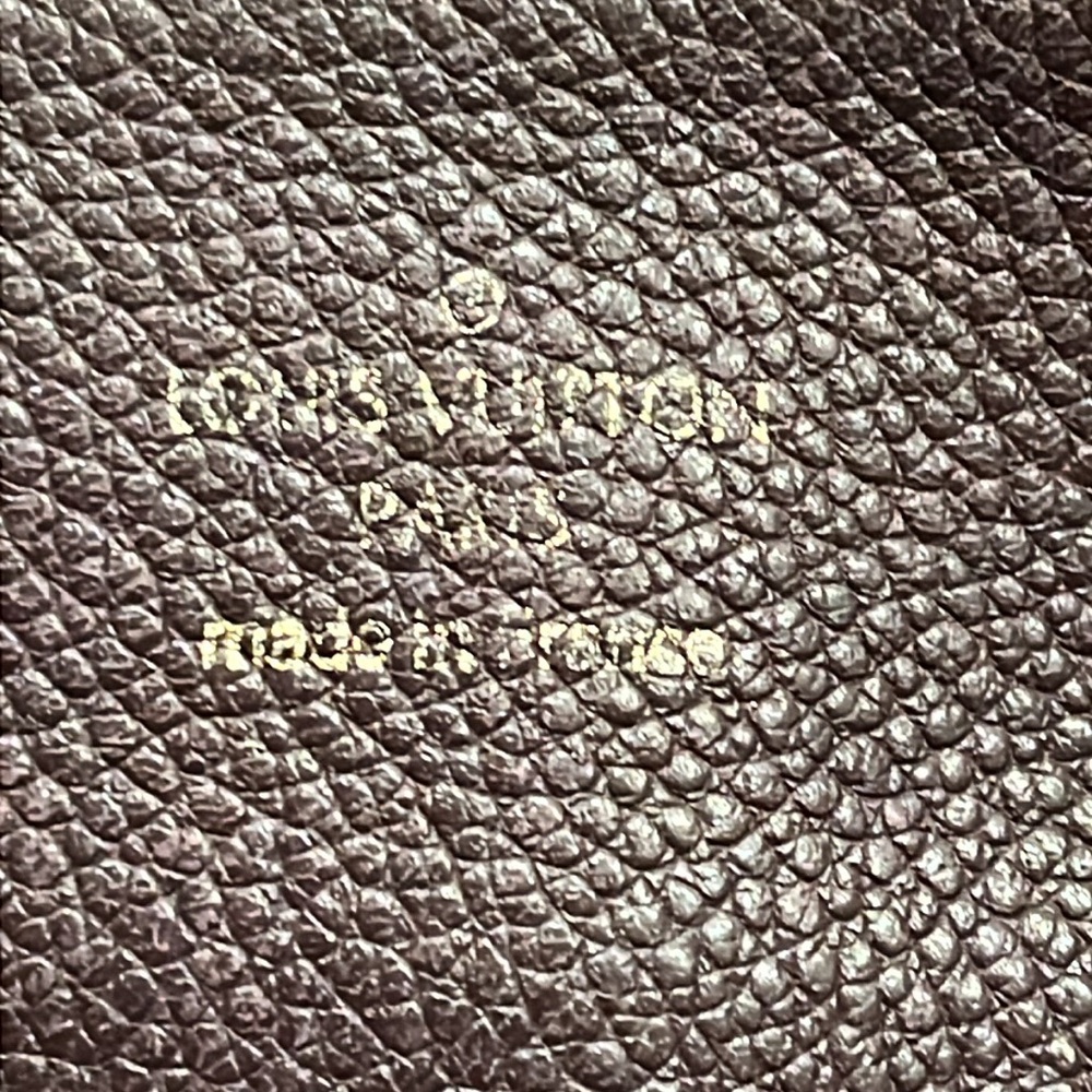 Louis Vuitton Empreinte Leather Bag Purple Audacieuse Suede Purse Authentic - Picture 5 of 16